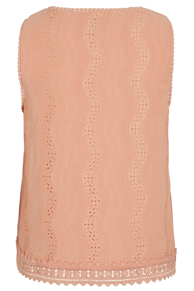 VITORTENA O-NECK S/L TOP 14106582 CADMIUM ORANGE
